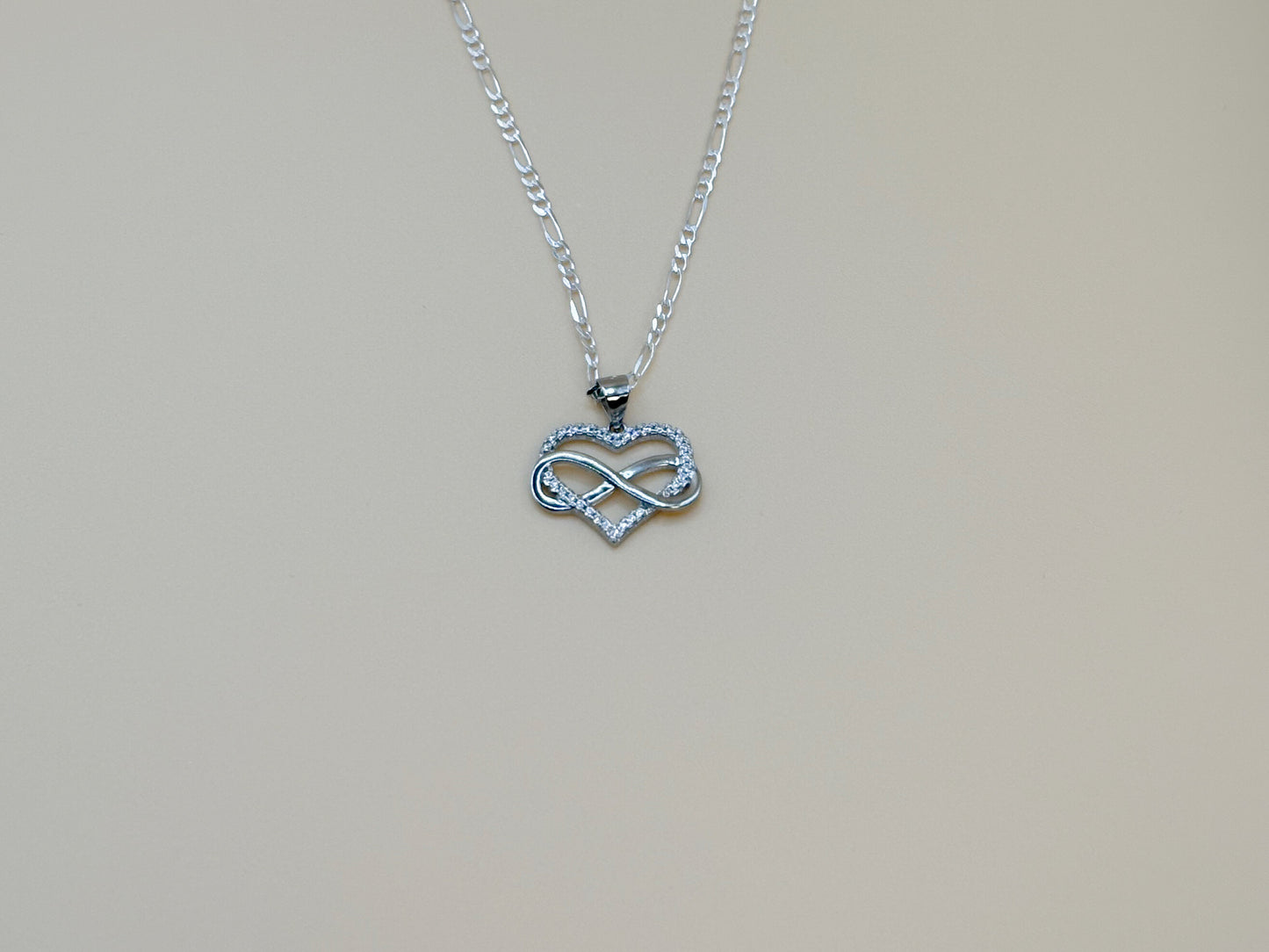 Infinity Heart Necklace S925