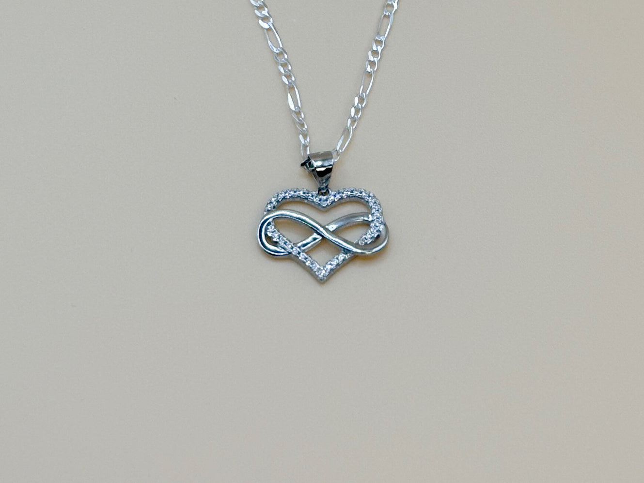 Infinity Heart Necklace S925